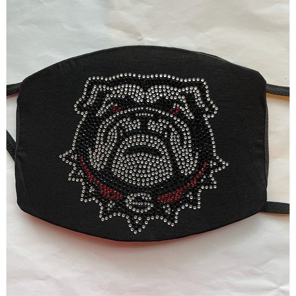 University of Georgia Bulldogs Bling Face Mask - Picture 3 of 10